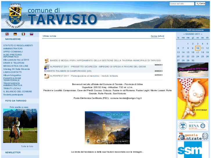 www.comuneditarvisio.com