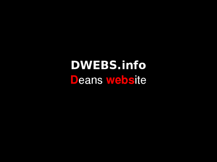 www.dwebs.info
