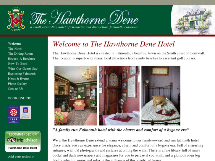 www.hawthornedenehotel.com