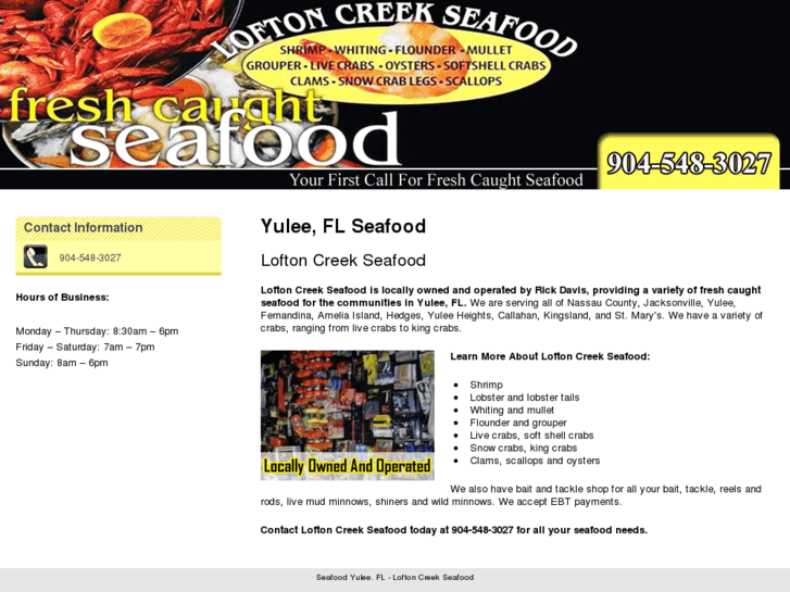 www.loftoncreekseafood.com