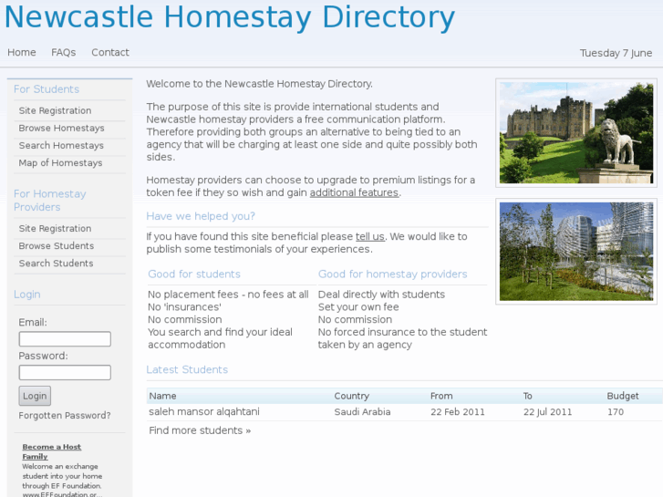 www.newcastlehomestay.org