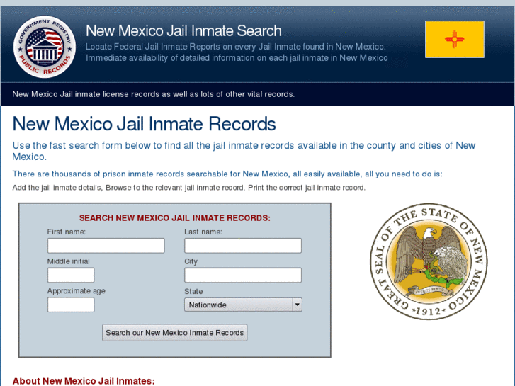 www.newmexicojailinmates.org