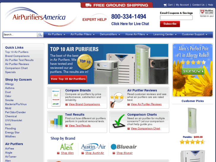 www.air-purifiers-america.com