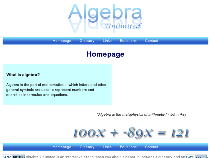 www.algebraunlimited.com