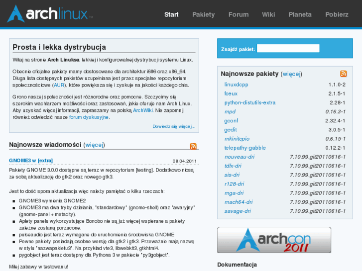 www.archlinux.pl