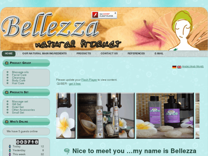 www.bellezzanaturalproduct.com