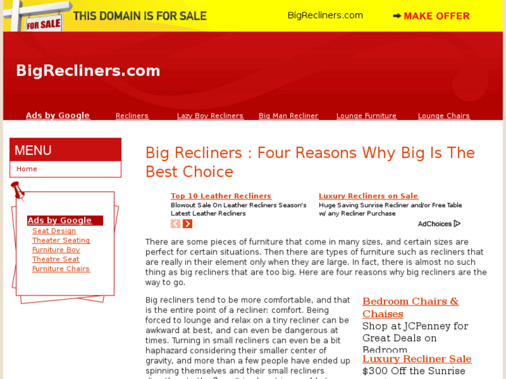 www.bigrecliners.com