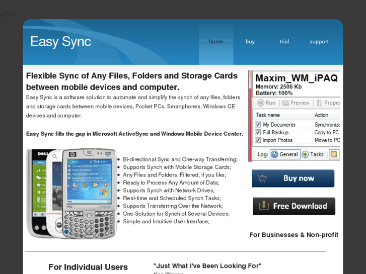 www.easy-sync.info