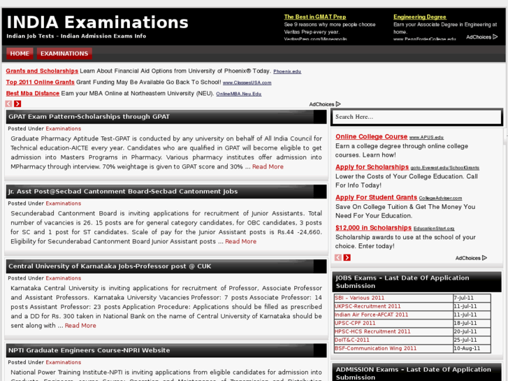 www.indiaexaminations.com