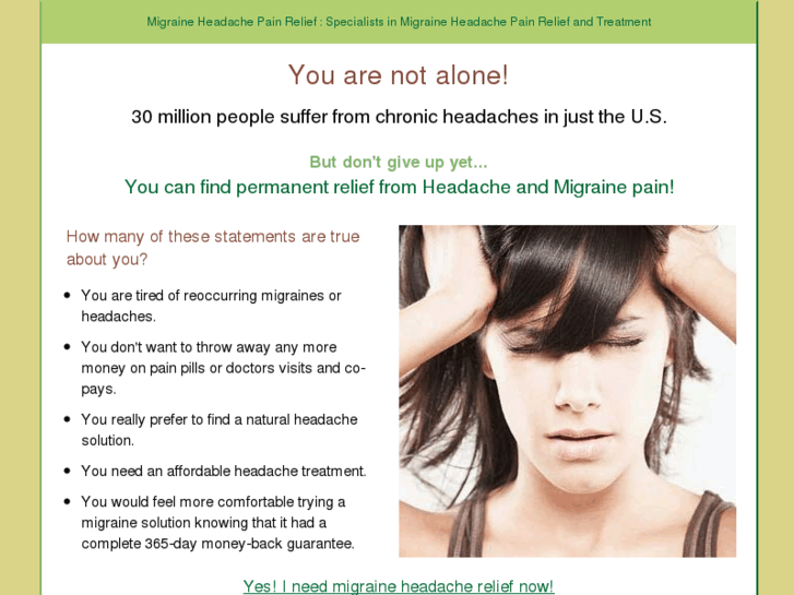 www.migraineheadachepainrelief.com