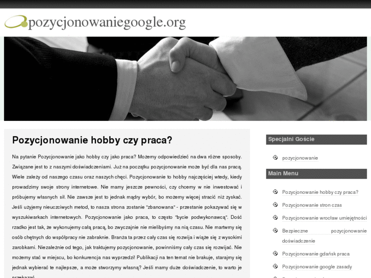 www.pozycjonowaniegoogle.org