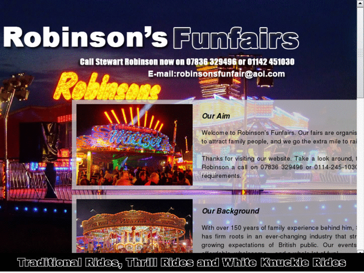 www.robinsonsfunfairs.com