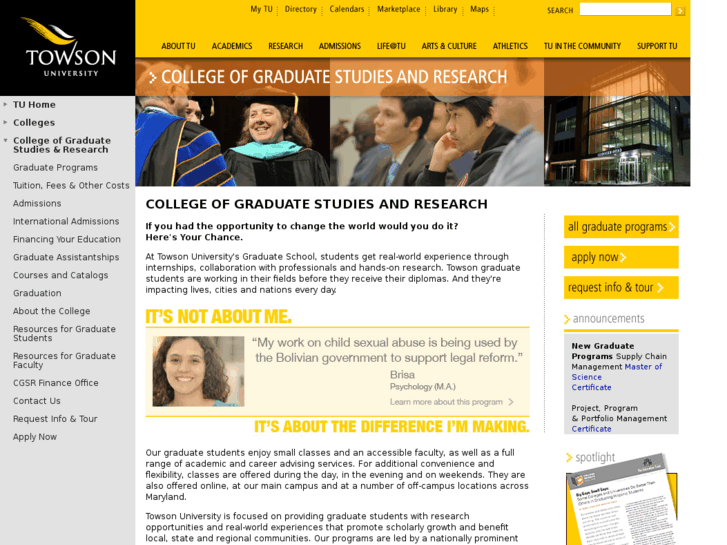 www.towsongradschool.com