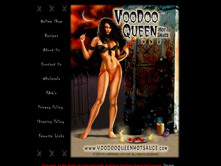 www.voodooqueenhotsauce.com