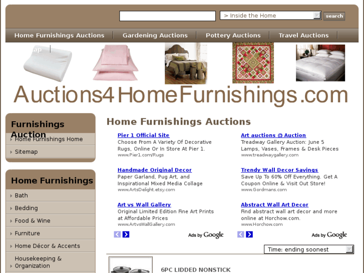 www.auctions4homefurnishings.com