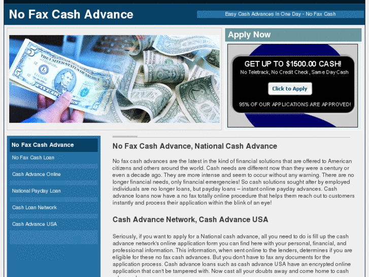 www.cashadvanceloannofax.org