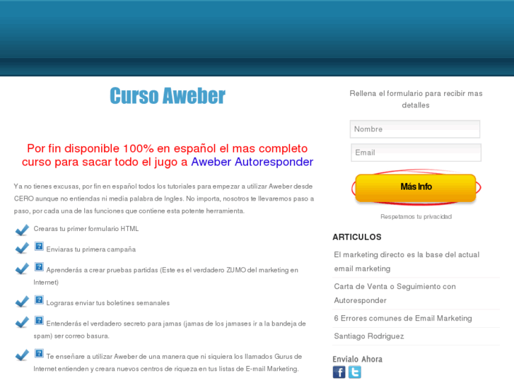 www.cursoaweber.com.es