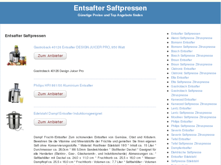 www.entsafter-saftpressen.de