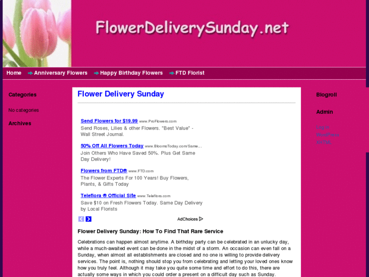 www.flowerdeliverysunday.net