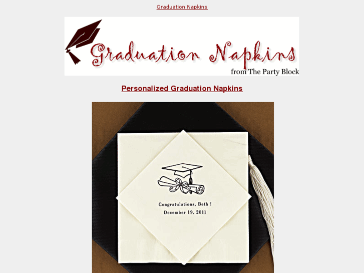 www.graduationnapkins.com