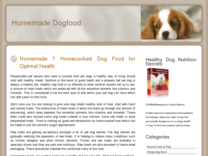 www.homemade-dogfood.com