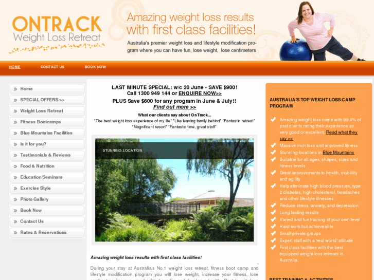 www.ontrackretreats.com.au