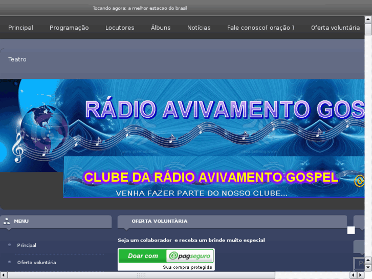 www.radioavivamentogospel.com.br