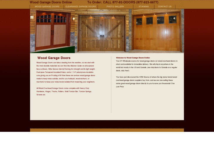 www.woodgaragedoorsonline.com