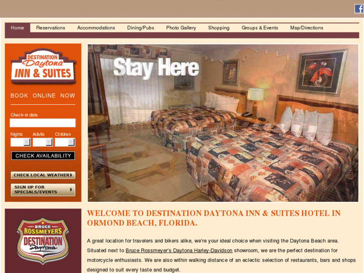 www.destinationdaytonainnandsuites.com