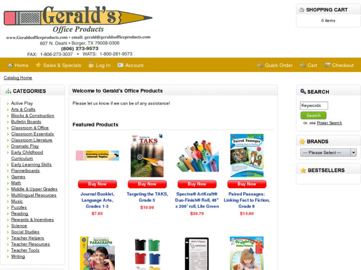 www.geraldsofficeproductscatalog.com