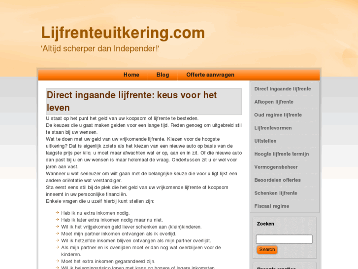 www.lijfrenteuitkering.com