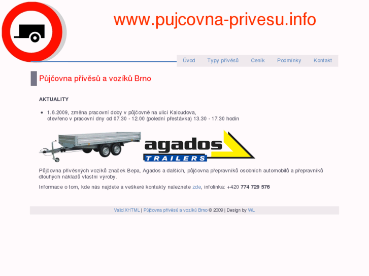 www.pujcovna-privesu.info