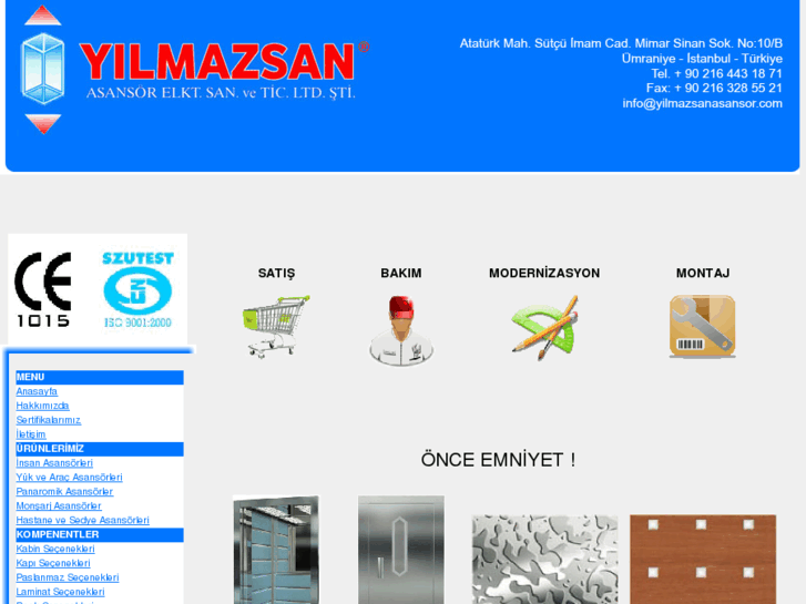 www.yilmazsanasansor.com