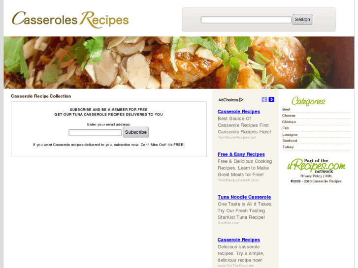 www.casserolesrecipes.org