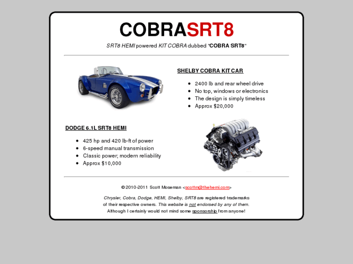 www.cobrasrt8.com