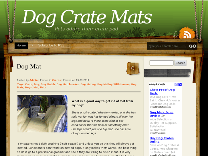 www.dogcratemats.com