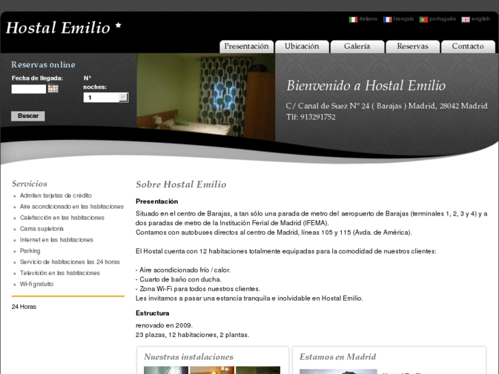 www.hostalemilio.com