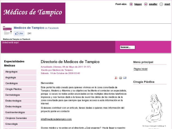 www.medicosdetampico.com