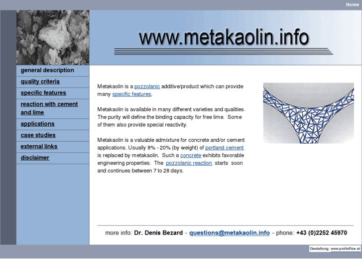 www.metakaolin.info