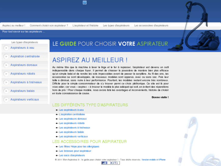 www.mon-aspirateur.com