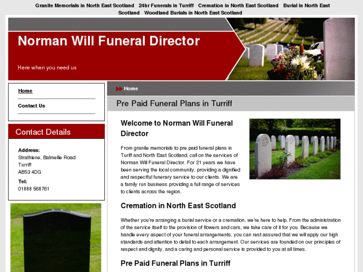 www.normanwillfuneraldirectors.com