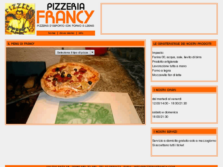 www.pizzeriafrancy.com