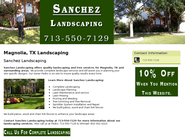 www.sanchezlandscapingpatiosfences.com