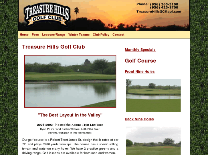 www.treasurehillsgolfclub.com