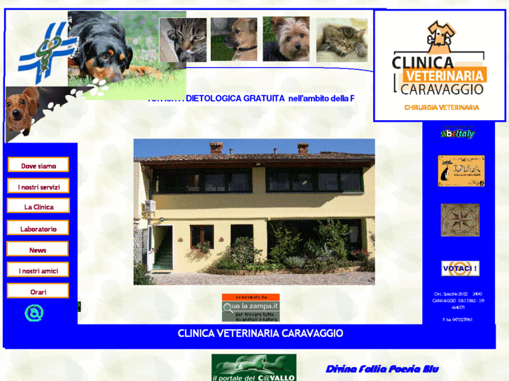 www.clinicaveterinariacaravaggio.com