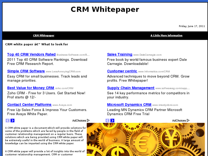 www.crmwhitepaper.org