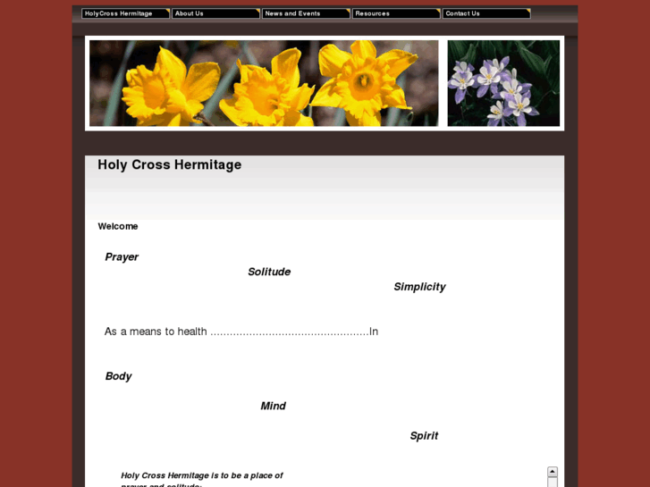 www.holycrosshermitage.org