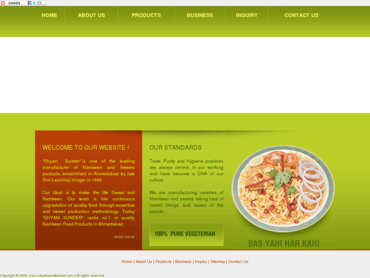 www.shyamsunderfoods.com