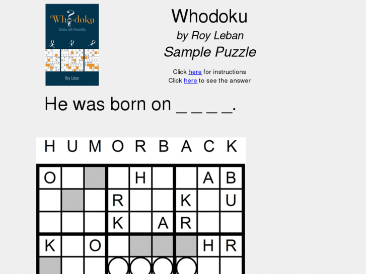 www.whodoku.com