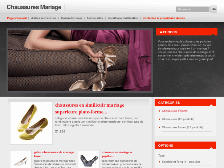 www.chaussuresmariage.com